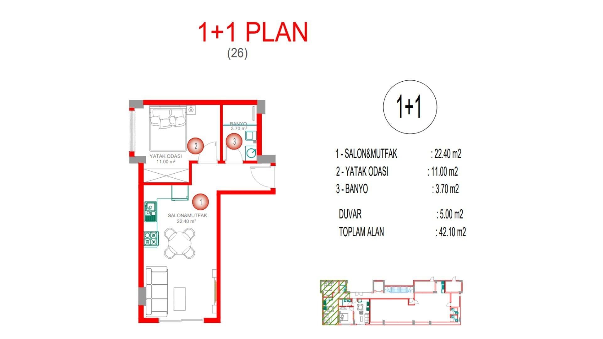 Imazhi i Planit të Katit 1