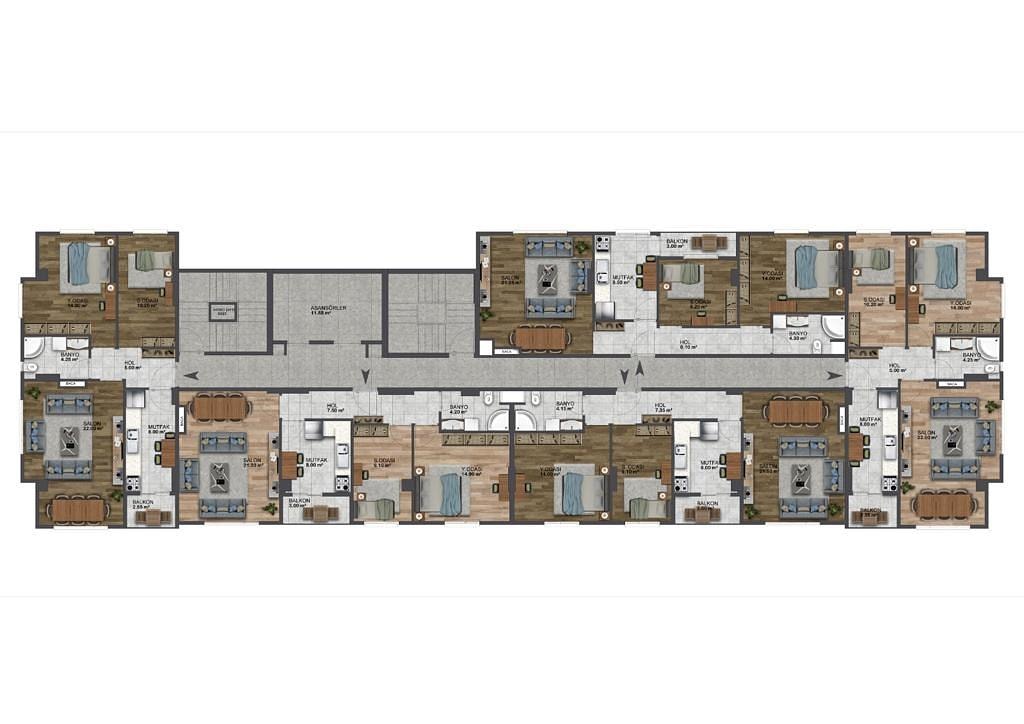 فلور پلان کی تصویر 1