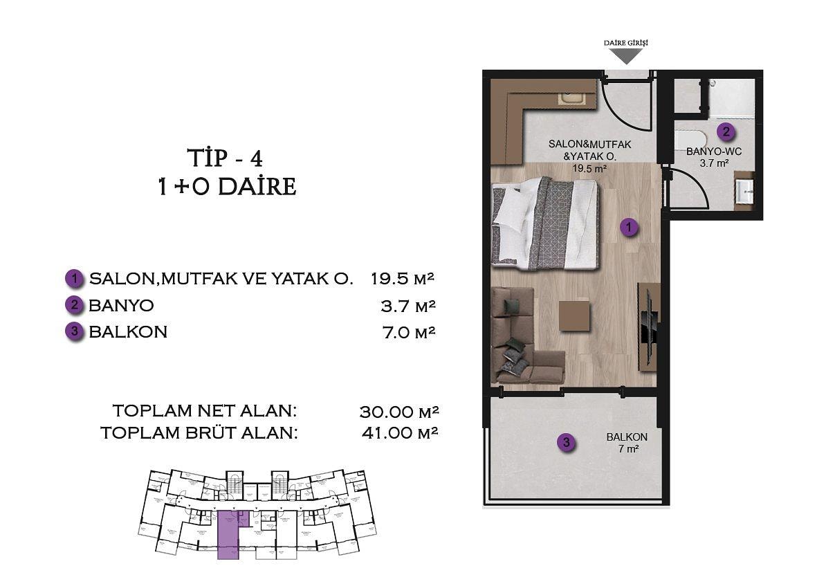 Mərtəbə Planı Şəkli 4