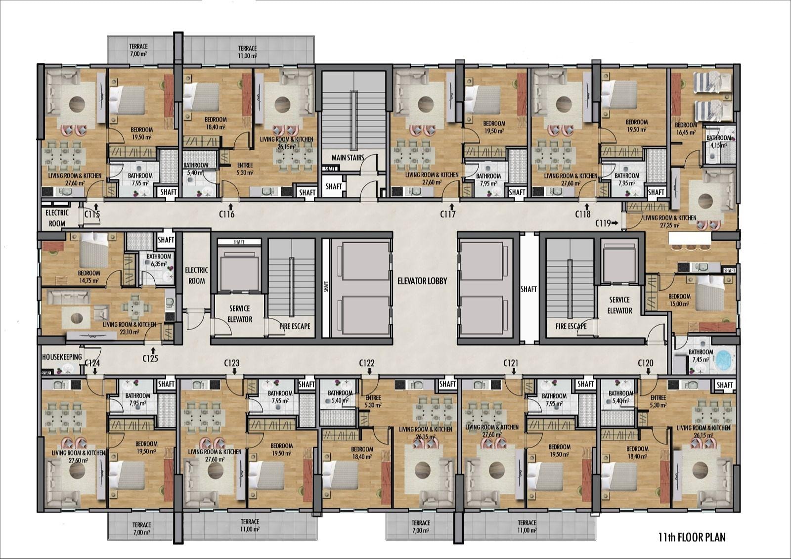 Image du plan d'étage 3