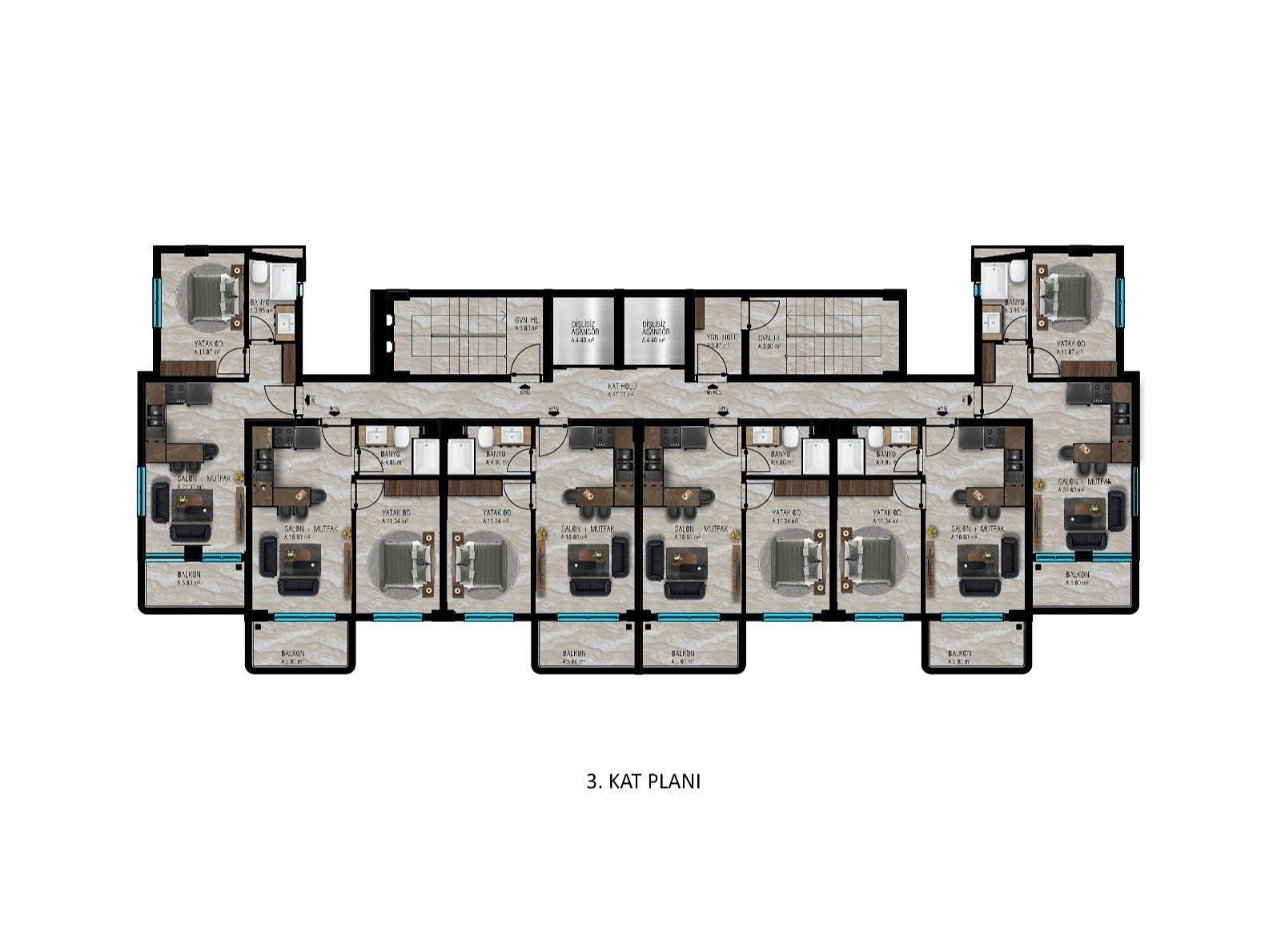 Image du plan d'étage 6