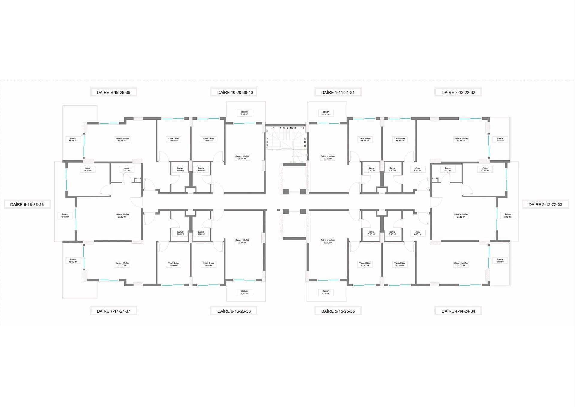 Image du plan d'étage 1