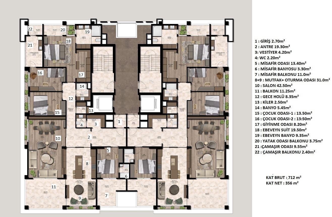 Image du plan d'étage 1