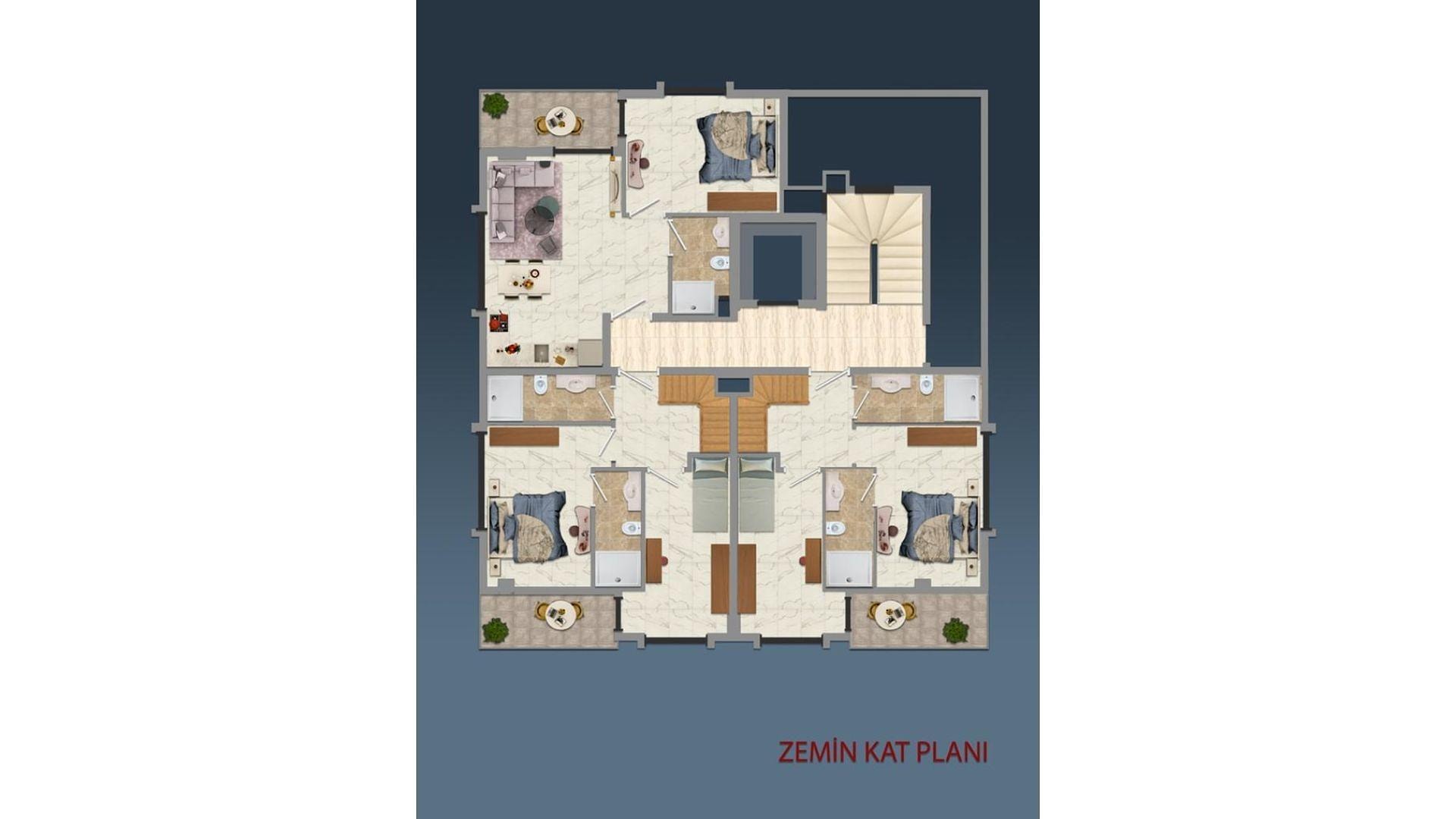 فلور پلان کی تصویر 1