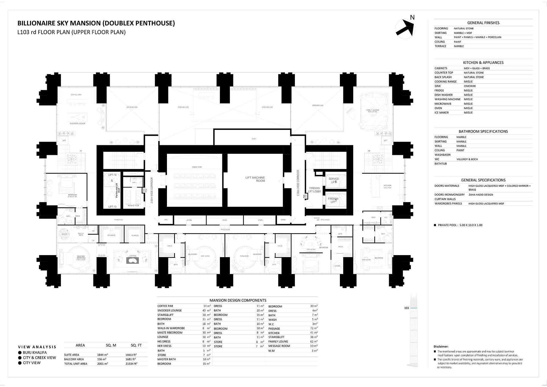 Image du plan d'étage 15
