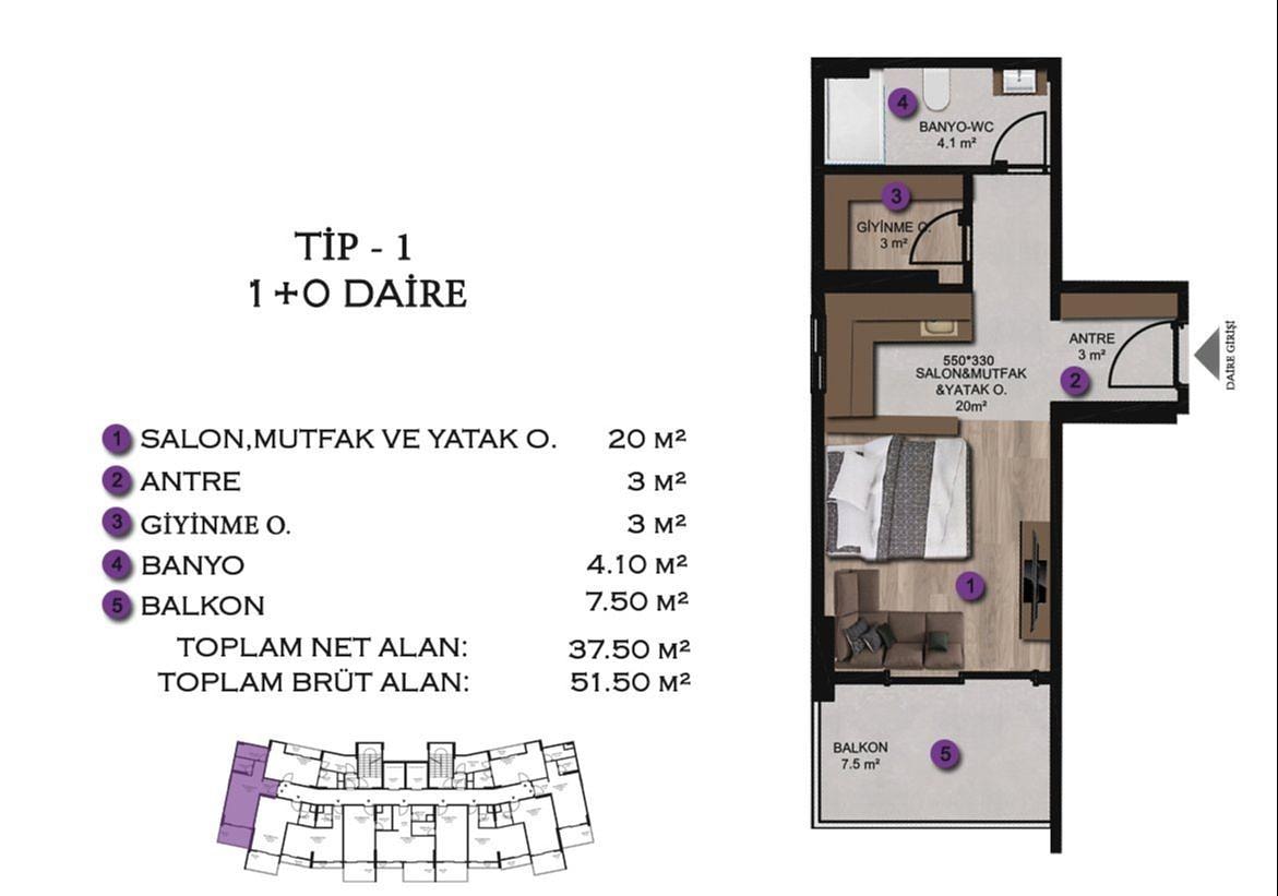 Mərtəbə Planı Şəkli 8