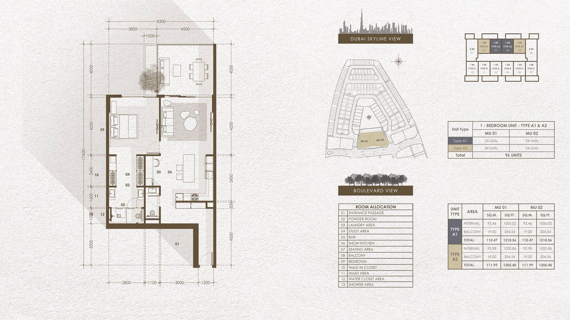 فلور پلان کی تصویر 2