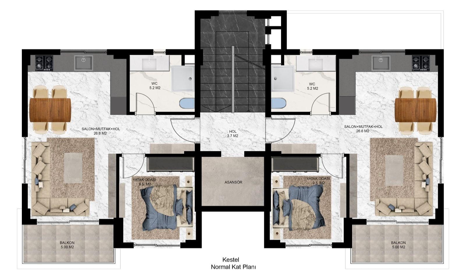Image du plan d'étage 3
