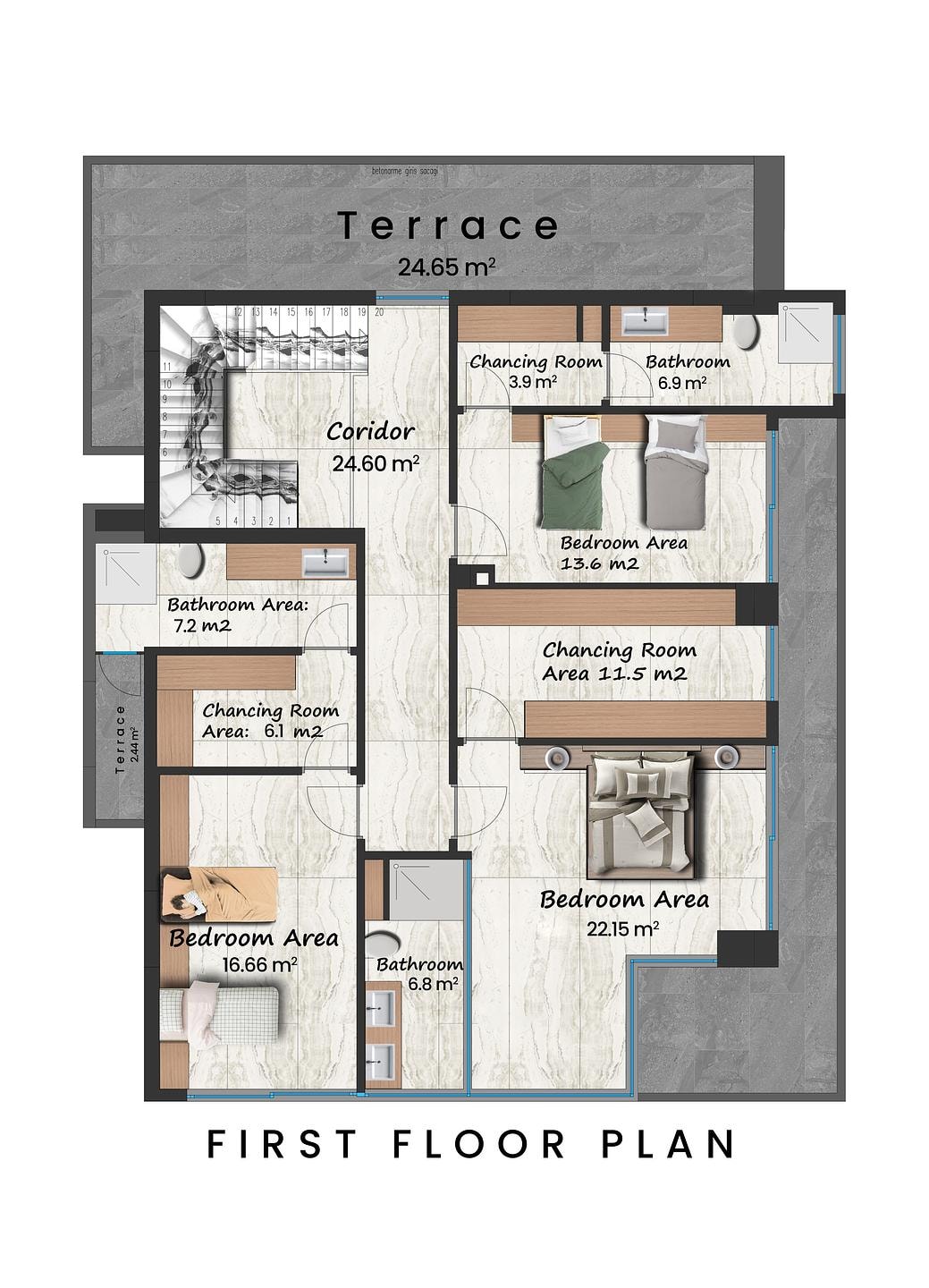 Image du plan d'étage 1